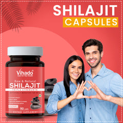 Vihado Shilajit Capsules for Immunity Booster (90 Capsules)