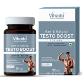 Vihado Testo Booster Capsules for Energy | Stamina | Strength (90 Capsules)