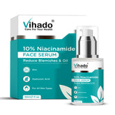 Vihado 10% Niacinamide Face Serum with Zinc For Acne Marks, Fades Dark Spots (30ml)
