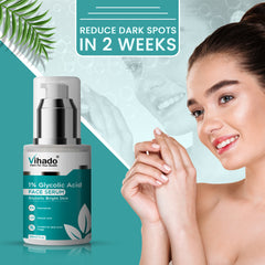 Vihado 1% Glycolic Acid 2% Niacinamide Instant Glowing Face Serum (30ml)