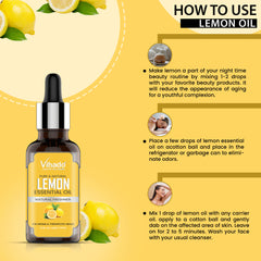 Vihado Lemon Essential Oil (10ml-30ml)