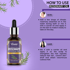 Vihado Rosemary Essential Oil (10ml-30ml)