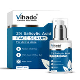 Vihado 2% Salicylic Acid Face Serum for Acne, Blackheads and Open Pores (30ml)