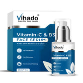 Vihado Vitamin C & B3 Skin Glow Face Serum for Reduce Dark Spots (30ml)