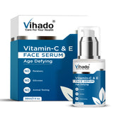 Vihado Vitamin C & E Age Defying Serum, Light Weight Non Greasy Reduces Wrinkles (30ml)