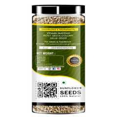 Vihado Raw Sunflower Seeds High In Protein and Fibre Plastic Bottle (200G-500G)
