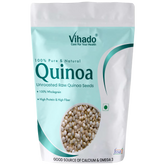 Vihado White Quinoa for Weight Management, Rich in Iron and Fibre (100G-1KG)