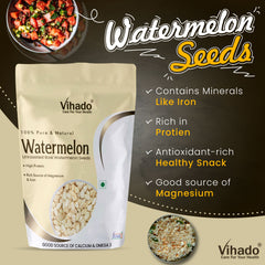Vihado Raw Watermelon Healthy Seeds for Weight Loss (100G-1KG)