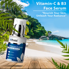 Vihado Vitamin C & B3 Skin Glow Face Serum for Reduce Dark Spots (30ml)