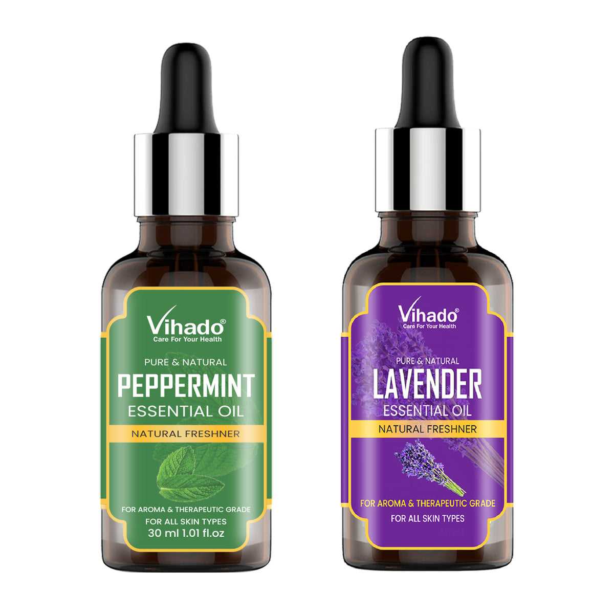 Vihado Lavender and Peppermint Essential Oil For Healthy Relaxation